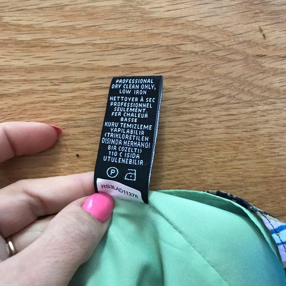 Tibi silk sz0 dress tunic tie dye - Picture 5 of 5